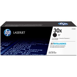 HP 30X LaserJet Toner Cartridge High Yield Black CF230X