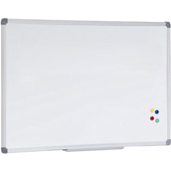 OPW Whiteboard 1800 x 900mm Aluminium Frame