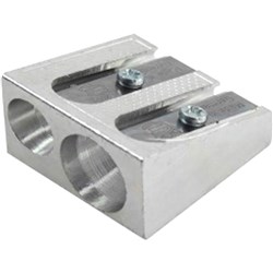 Stat Double Hole Metal Pencil Sharpener BOX20