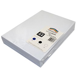 Rainbow Binding  Cover A4 350gsm Leathergrain White Pack Of 100