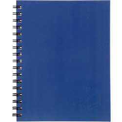 Spirax 511 Hard Cover Notebook A5 Ruled 200 Page Side Opening Blue BOX5
