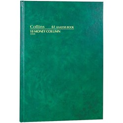 Collins Analysis 61 Series A4 18 Money Column Green