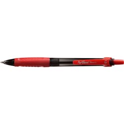 ARTLINE 8410 IKONIC BALLPOINT Retractable Pen Medium Red Box of 12