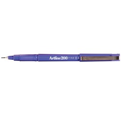 ARTLINE 200 FINELINER PEN 0.4Mm Purple Pack of 12