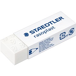 Staedtler Rasoplast Eraser 65x23x13mm Large For Pencil PACK20