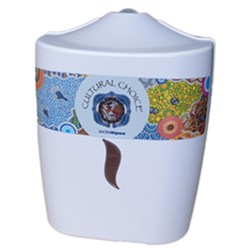 Cultural Choice WOW Wipes White Wall Dispenser